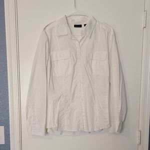 New York and Company XL shirt white